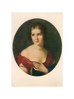 La Bella Greca Unposted Vintage Postcard The Beautiful Greek Paolina Borghese